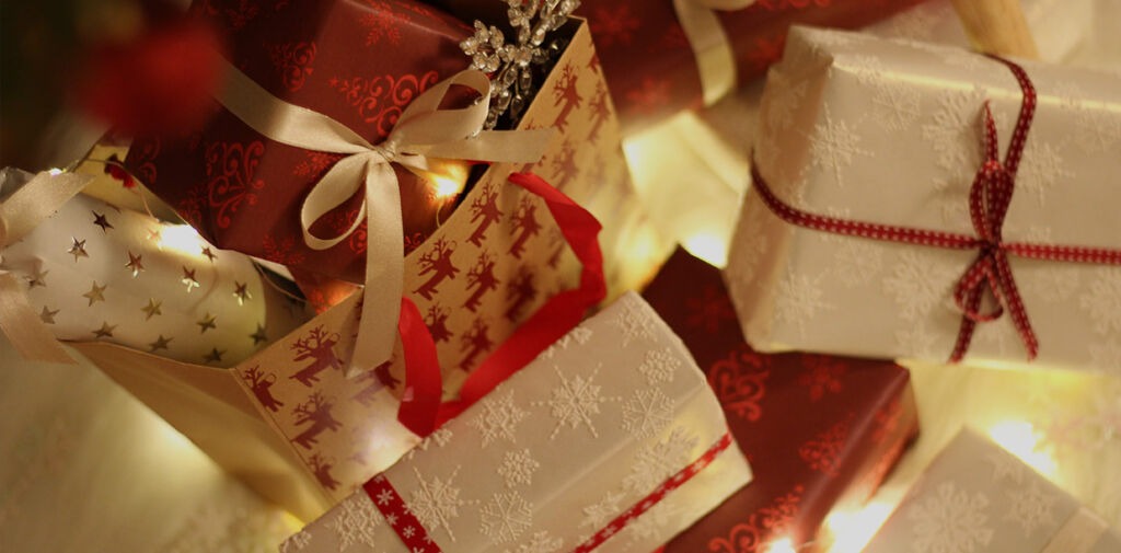 Wrapped presents