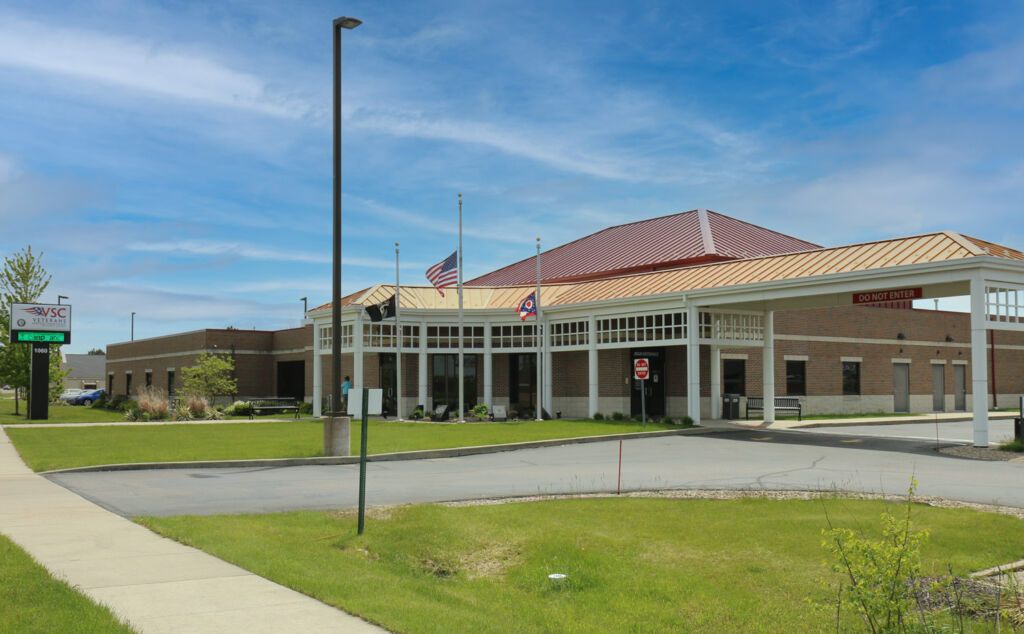 Exterior photo of the VSC headquarters in Akron, OH