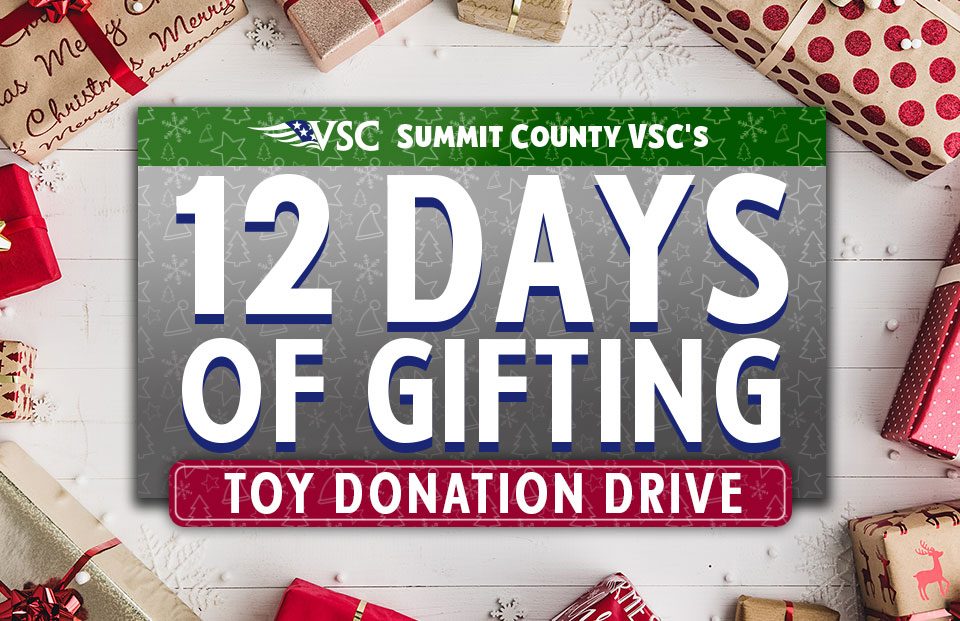 Summit County VSC's 12 Days of Gifting Toy Donation Drive