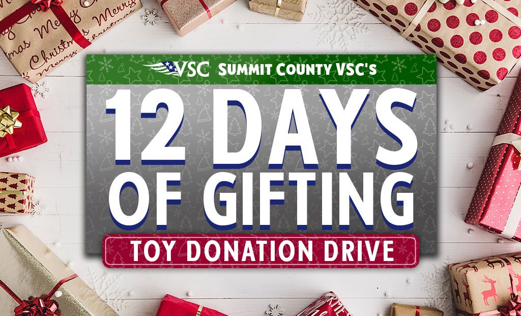 Summit County VSC's 12 Days of Gifting Toy Donation Drive