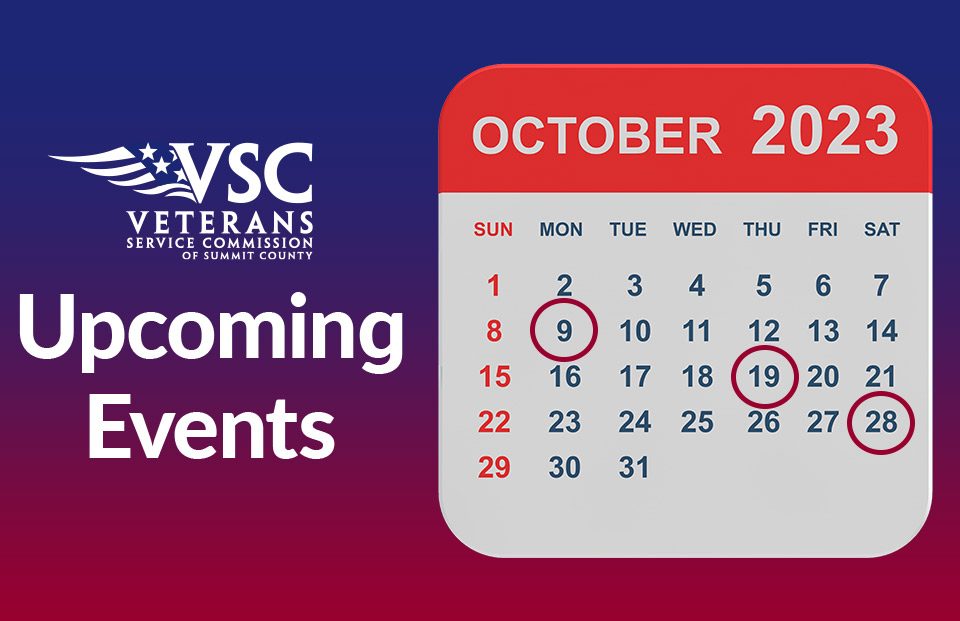 VSC Upcoming events in October 2023