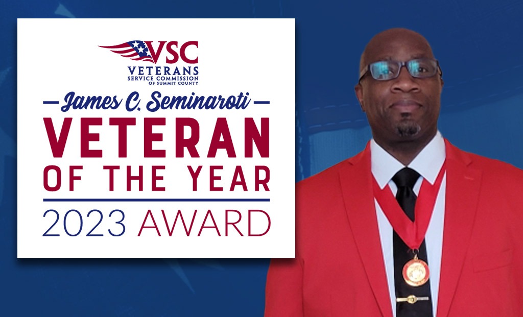 2023 Veteran of the Year Tyrone Sanders