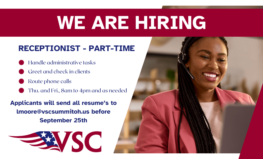 Receptionist PArt-Time
